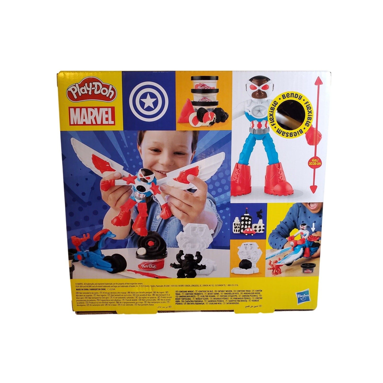 Marvel Play-Doh - Captain American Action Bike