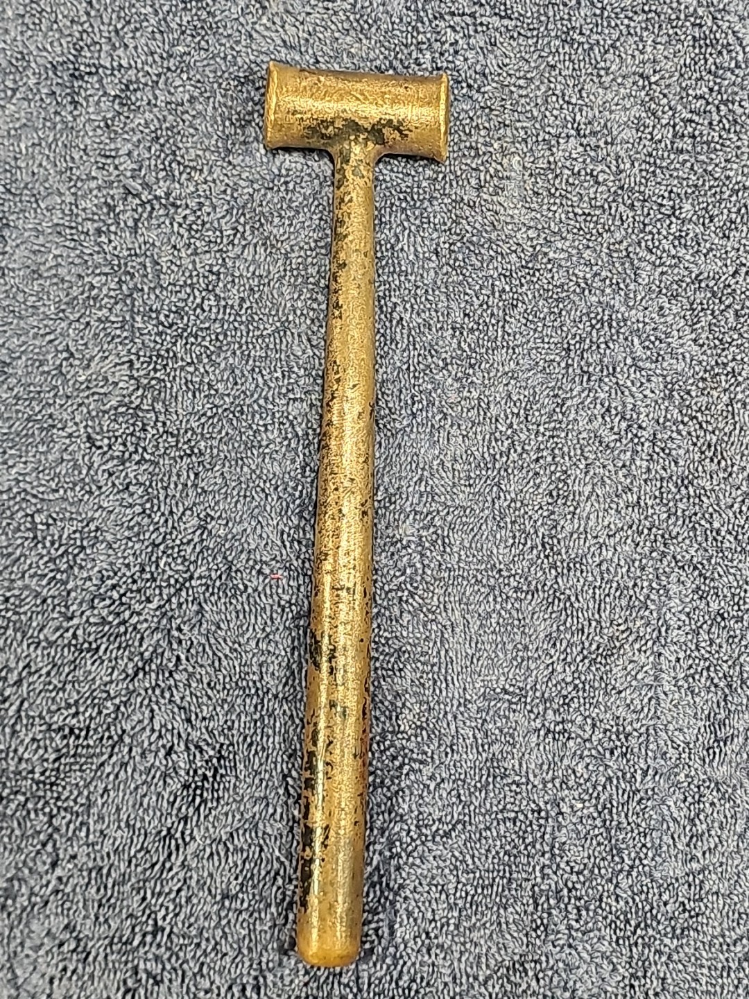 VINTAGE COPPER Hammer W Rare Copper HANDLE TOOl No Spark