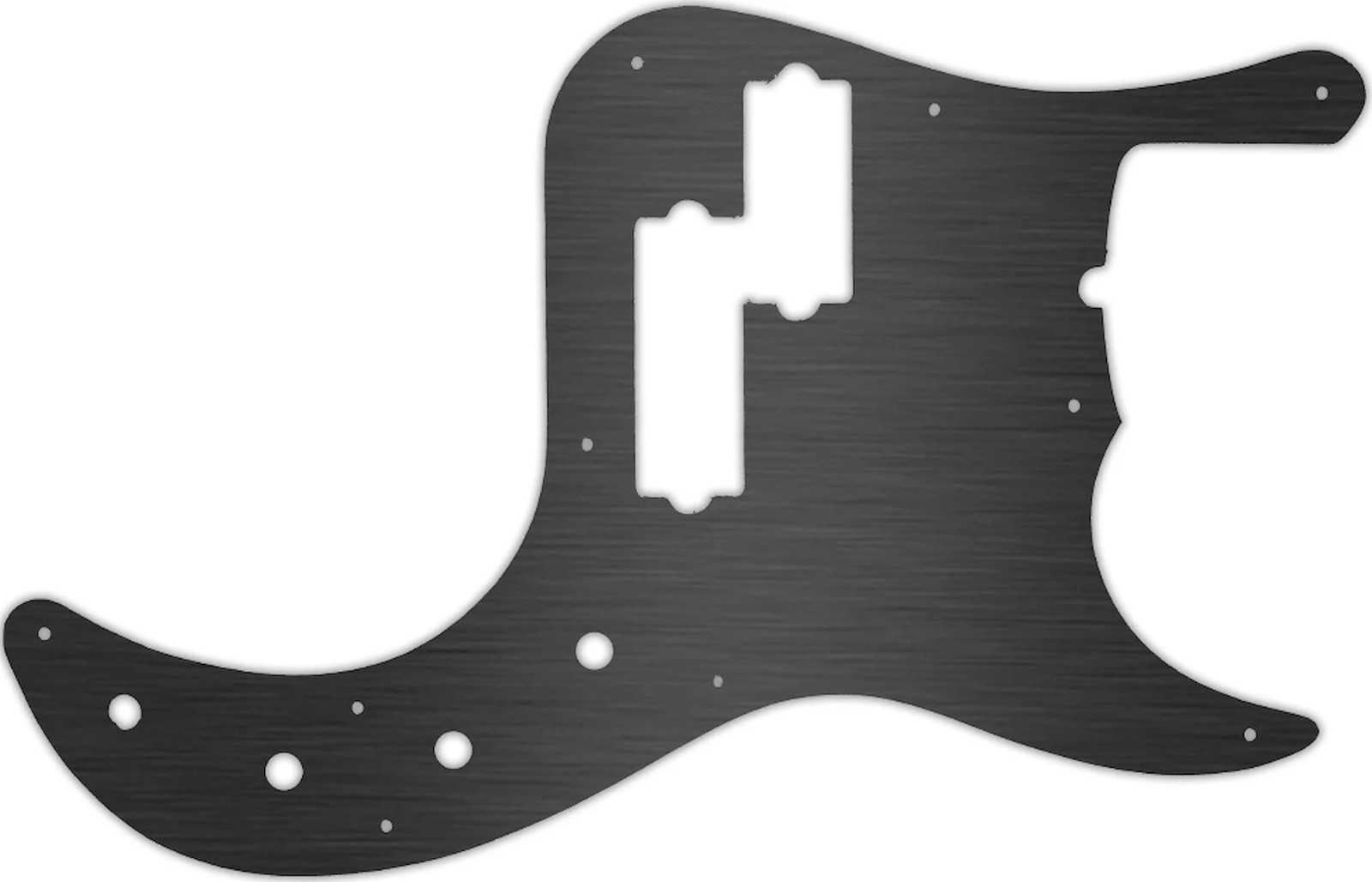 WD Custom Pickguard For Fender American Deluxe 5 String Precision Bass #44 Ba...