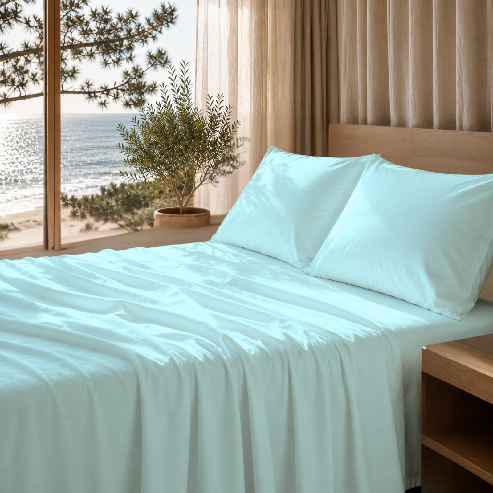 2000 Thread Count Cotton Blend Sheet Set Ultra Softest Cooling Deep Pockets