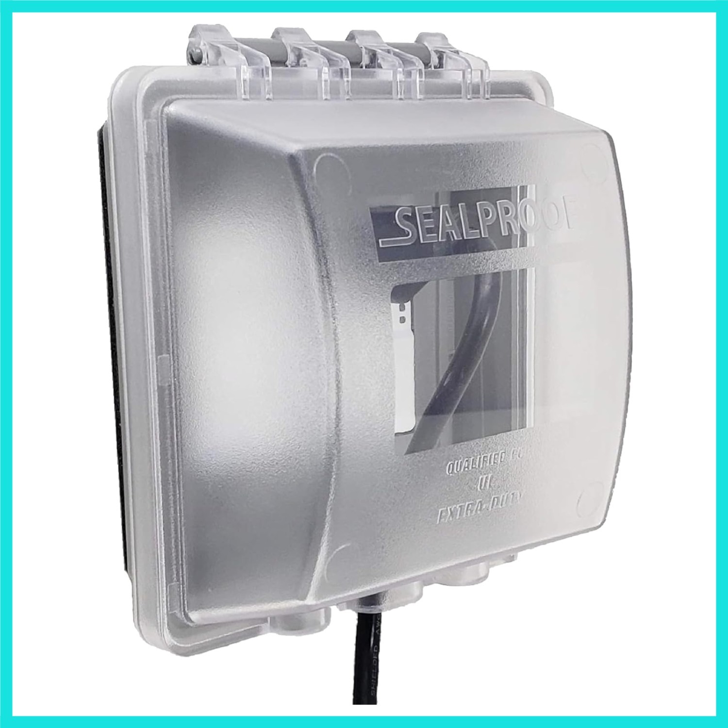 2-Gang Weatherproof In Use Outlet Cover | Two Gang Outdoor Plug and Receptacl...