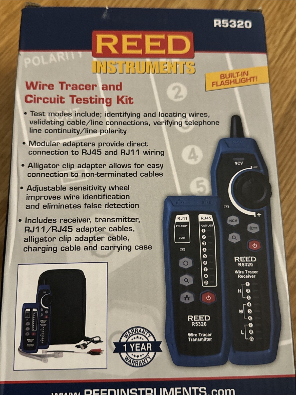 REED R5320 Wire Tracer and Circuit Testing Kit