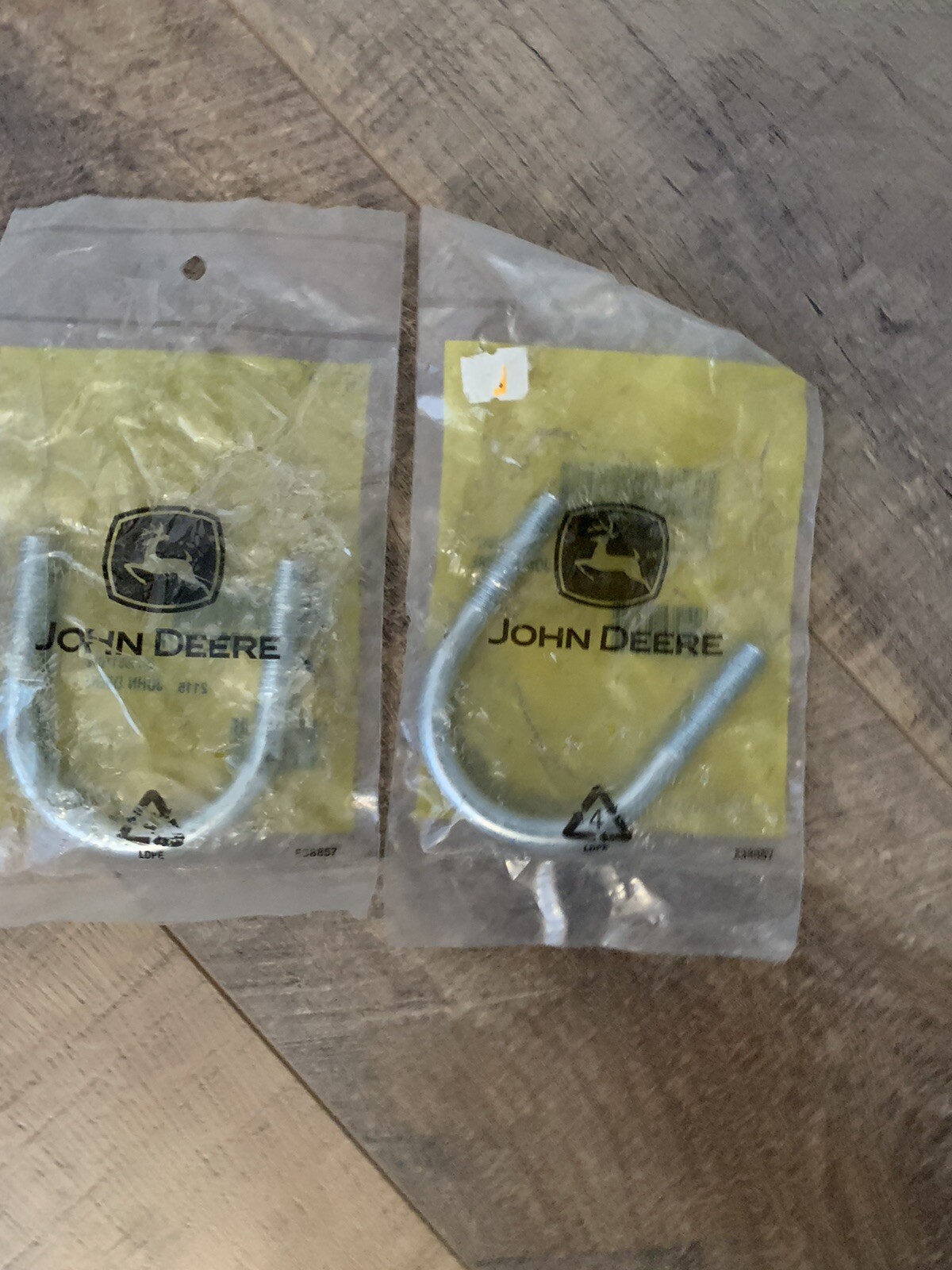 2- John Deere U-Bolts 0050025776