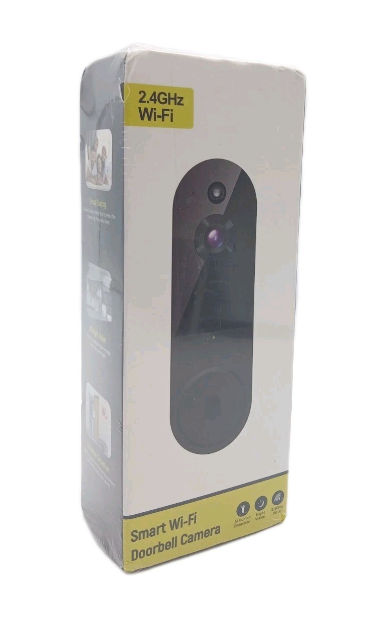 Security House Protect Smart T50 2.4 GHz Wi-Fi Black Doorbell Camera