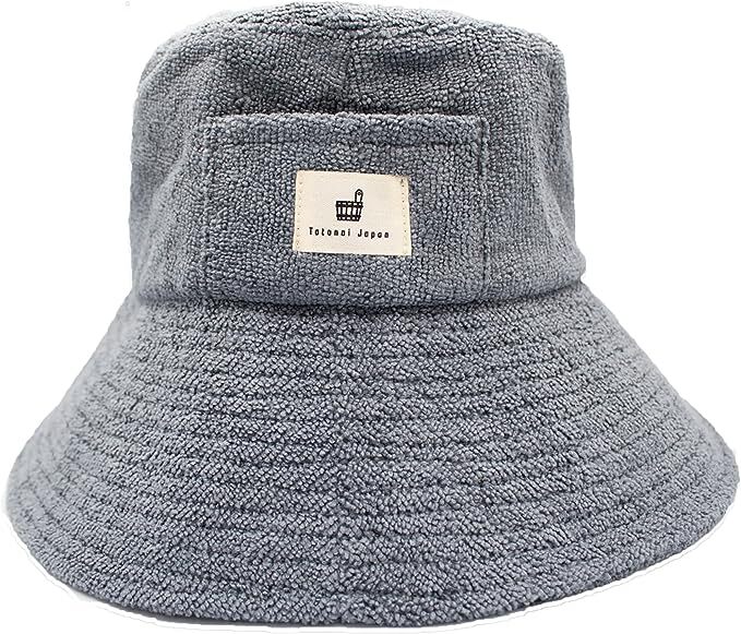 Totonoi Japan Sauna Hat Washable Towel Men's Women's Gray 58-60cm NEW JP
