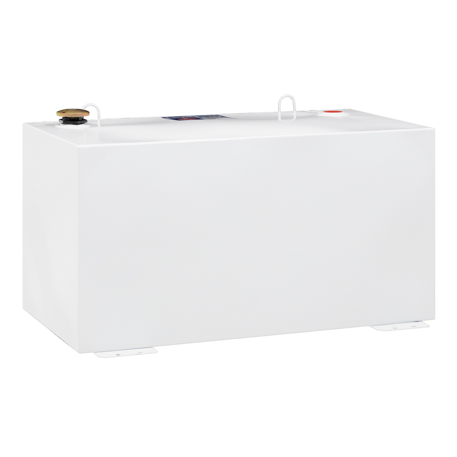 Better Built Steel Diesel Fuel Transfer Tank, 100-Gallon, Rectangular, White,