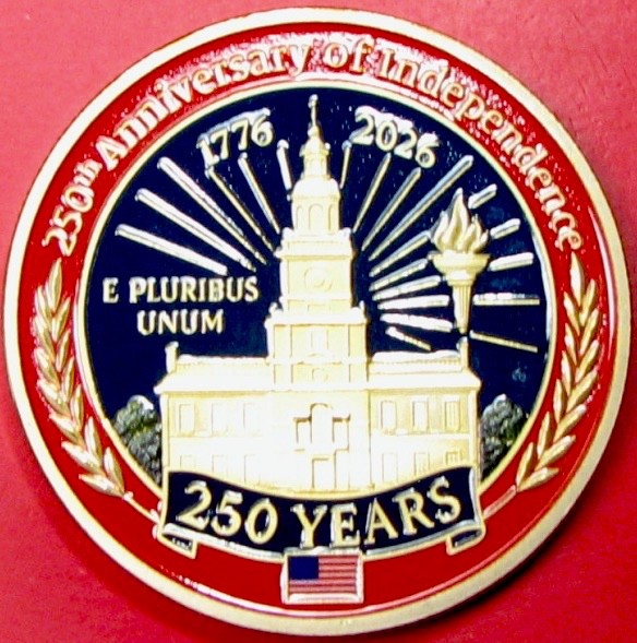 US 250 Years. Challenge, Souvenir. CT19d.