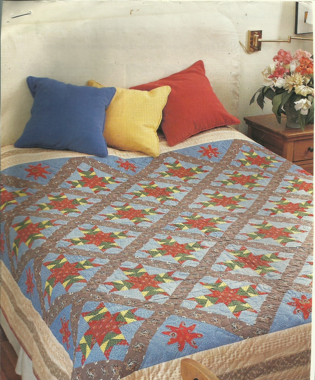 A0201 ODD FELLOWS CROSS QUILT PATTERN/INSTRUCTIONS