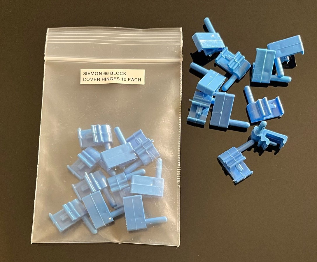 Siemon 66 Block Hinges (Set of 10) Blue or Orange please specify color