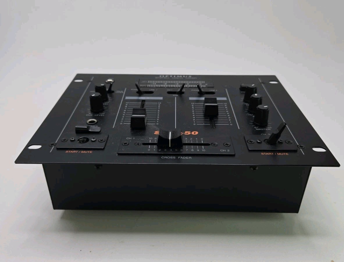 Optimus 2-CH Stereo Disco Mixer SSM-50