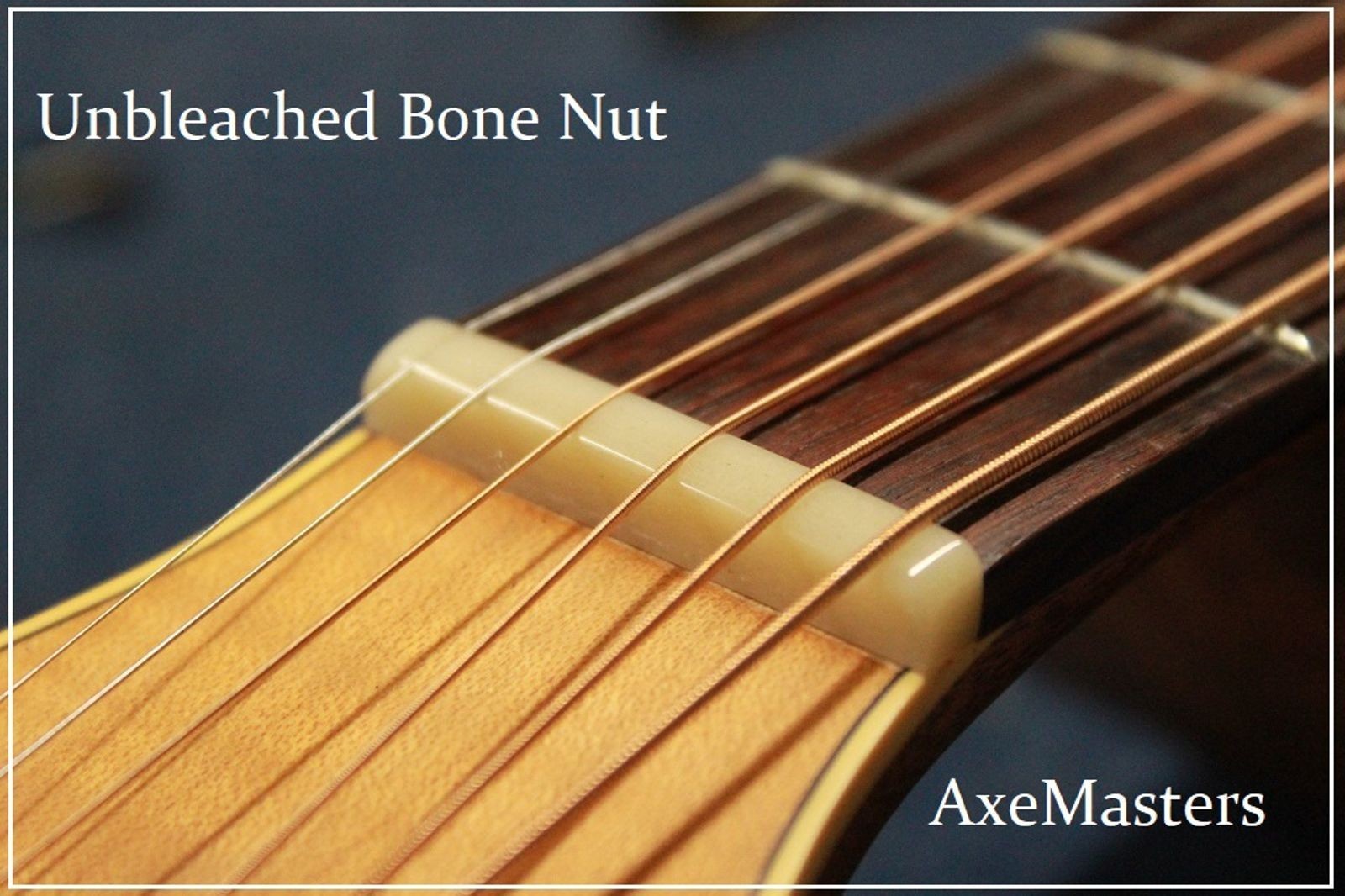 UNBLEACHED BONE NUT made for Martin D-28 Guitar - 1.69" - Replacement Upgrade