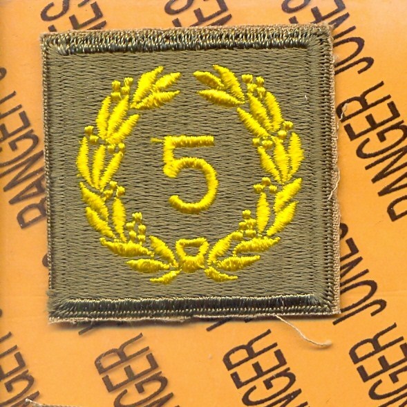 USA Meritorious Unit Citation Service 5th award MUC WWII & post cloth patch