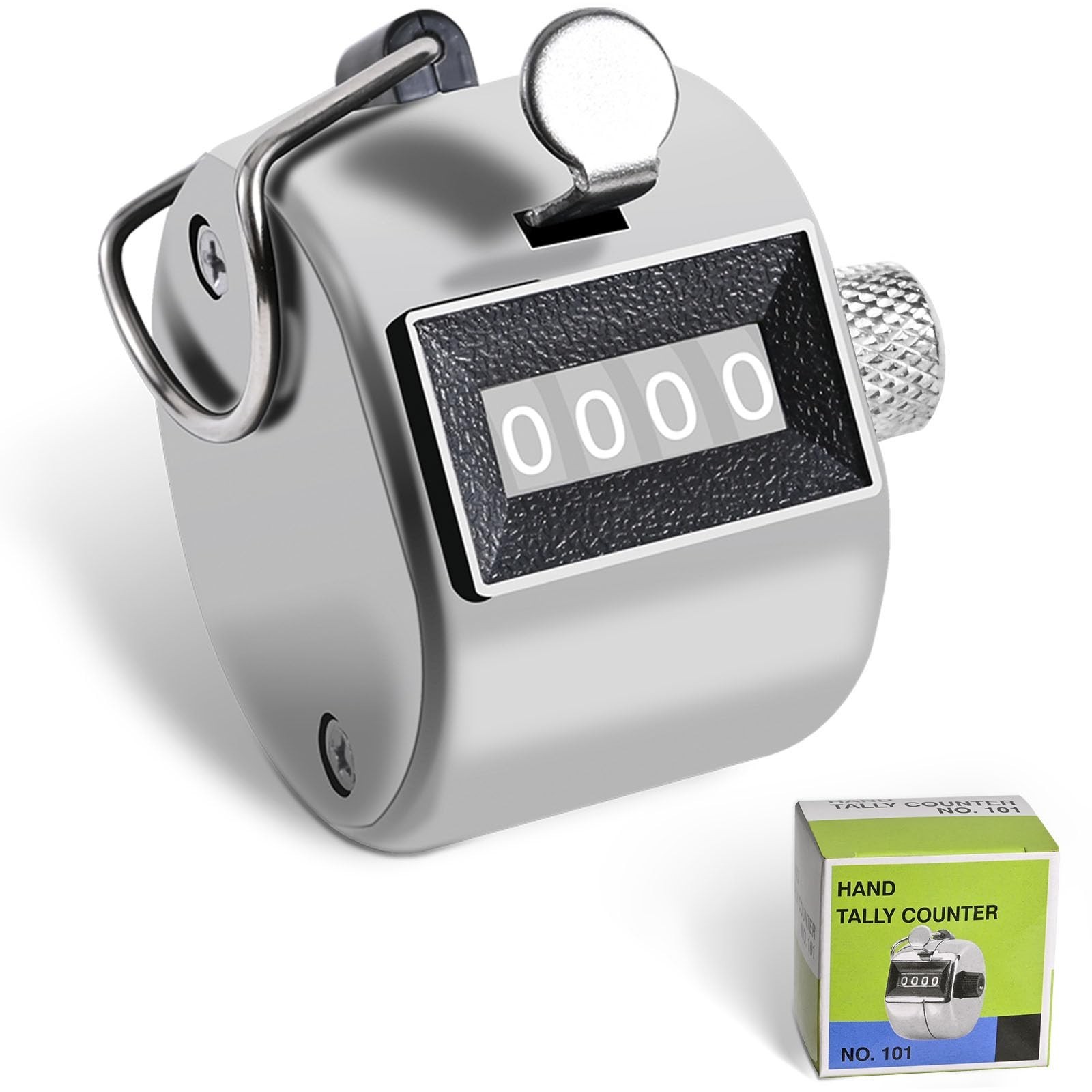 Metal Tally Counter Clicker Counter Handheld Pitch Counter, Manual Mechanical...