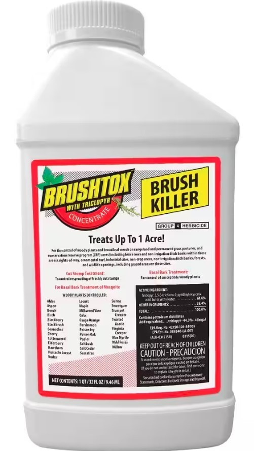 Brushtox Brush Killer with Triclopyr Woody Plant Killer
