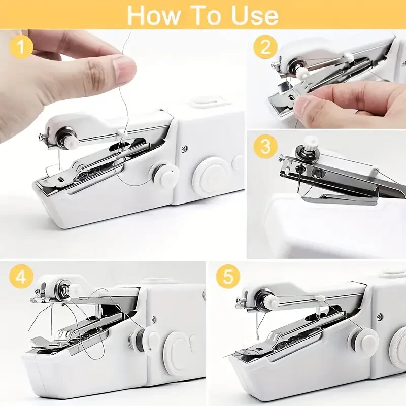 1pc Hand-held Sewing Machine, Small Sewing Machine, Portable Sewing Machine,