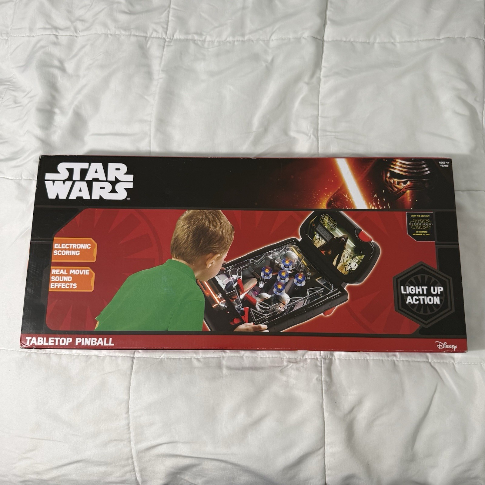 StarWars Disney Tabletop Pinball Machine The Force Awakens 2015 New In Box