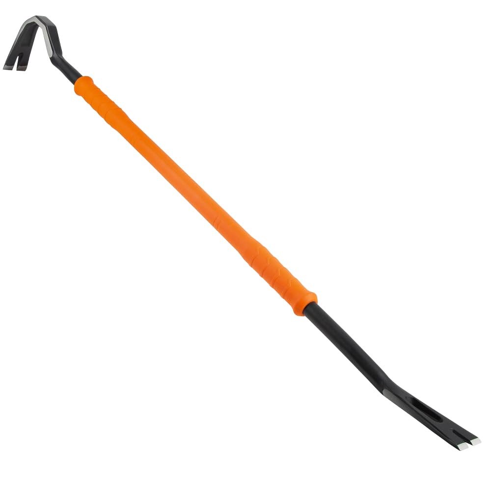 Klein Tools 66097 42-Inch Gooseneck Wrecking Bar and Nail Puller, Heavy Duty...