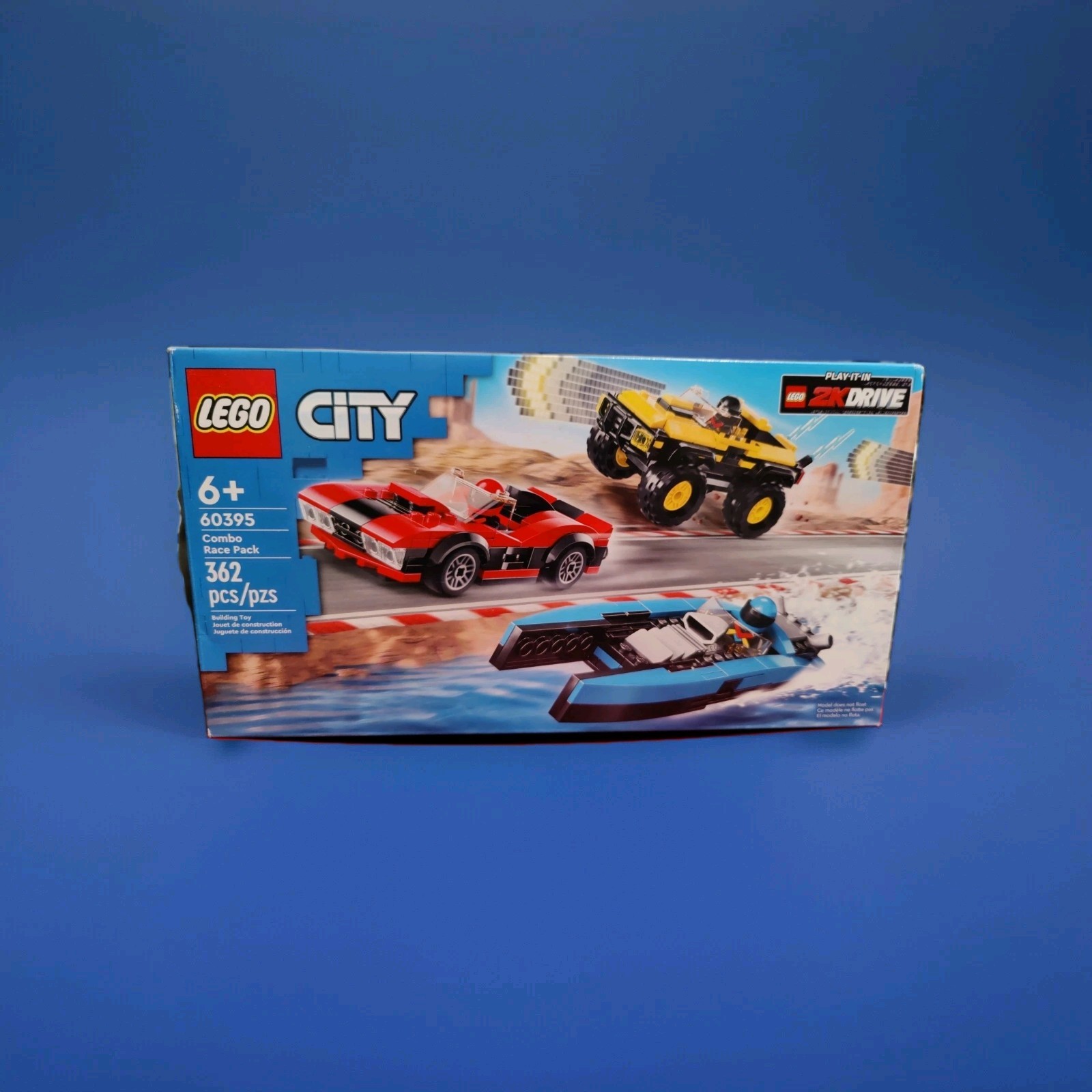 LEGO City 60395 Combo Race Pack Sports Car, SUV, Speedboat