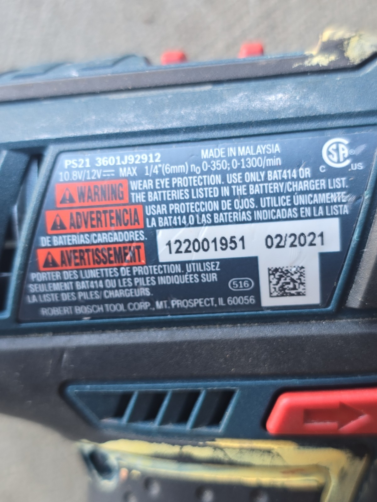Bosch PS21-2A 12V Max Two-Speed Pocket Driver