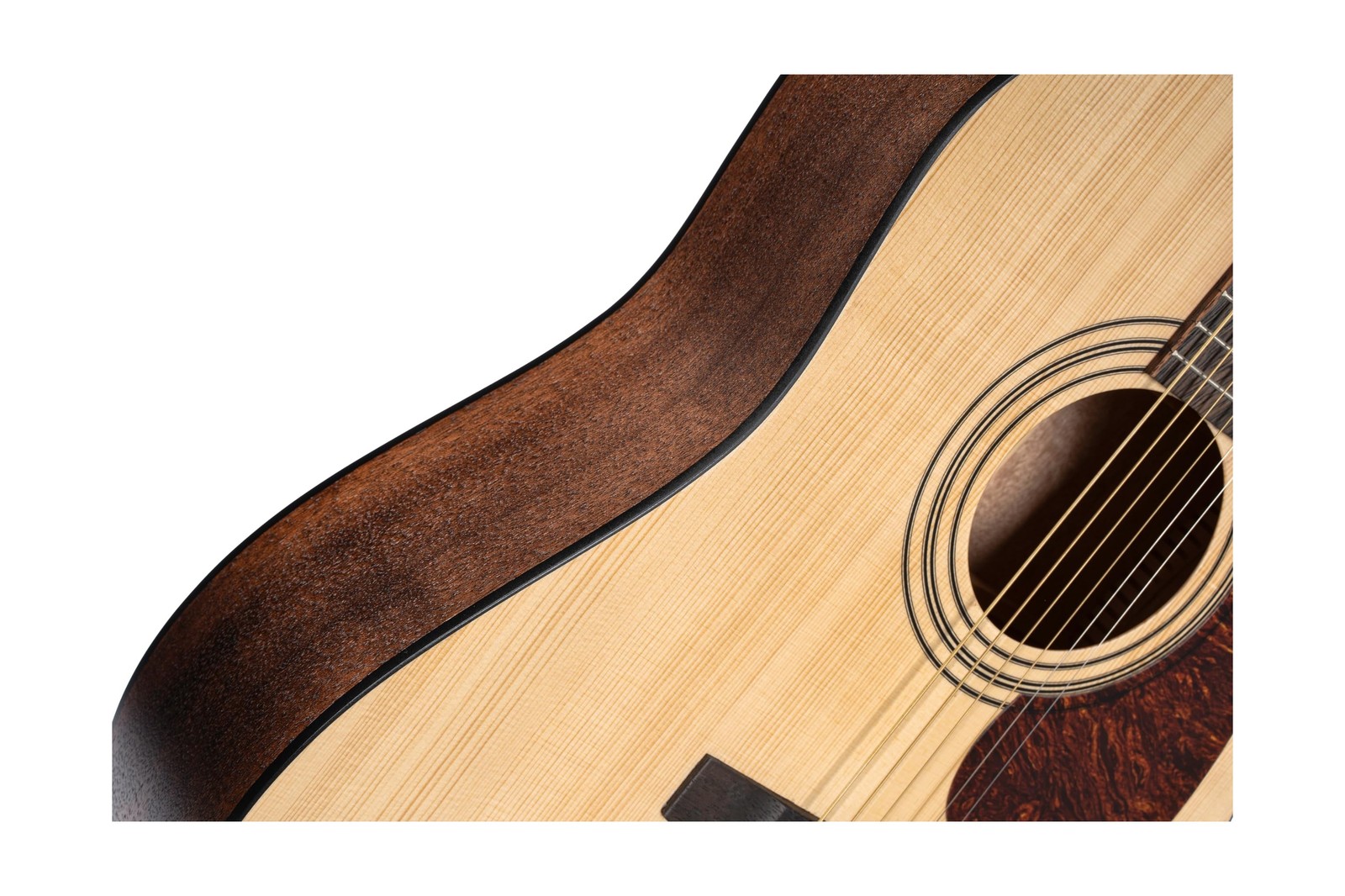 Cort 6 String Acoustic Guitar Pack, Right, Open Pore, Full (EARTHPACKOP-A)