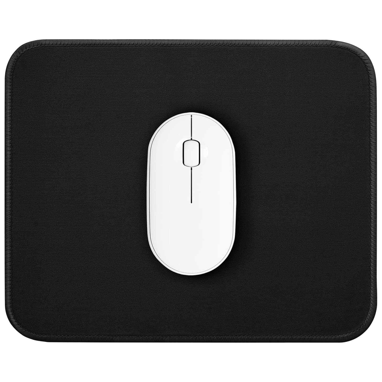 Dacovi Black Mouse pad, Featuring a wear-Resistant 10.2L x 8.2W inches, black