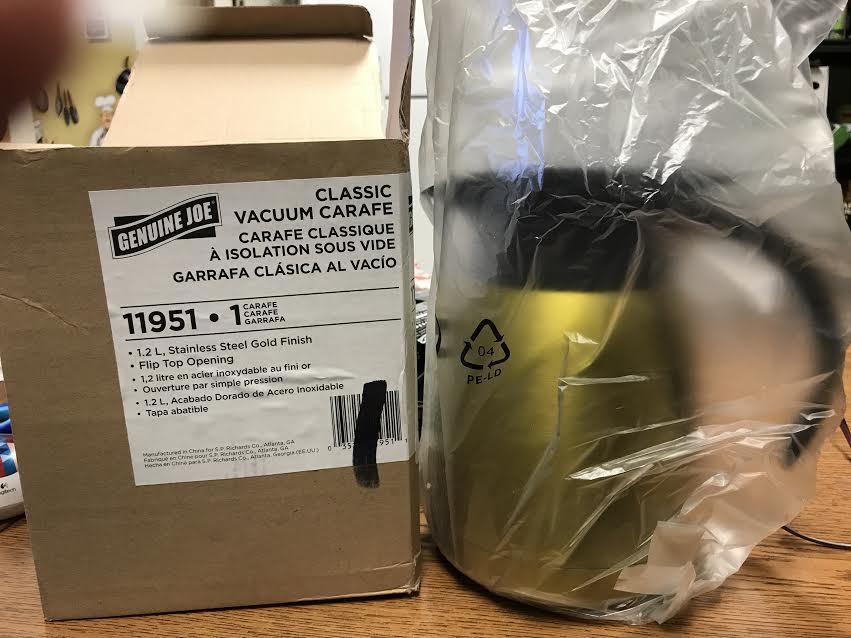 Genuine Joe 11951 Classic Vacuum Pitcher Coffee Carafes