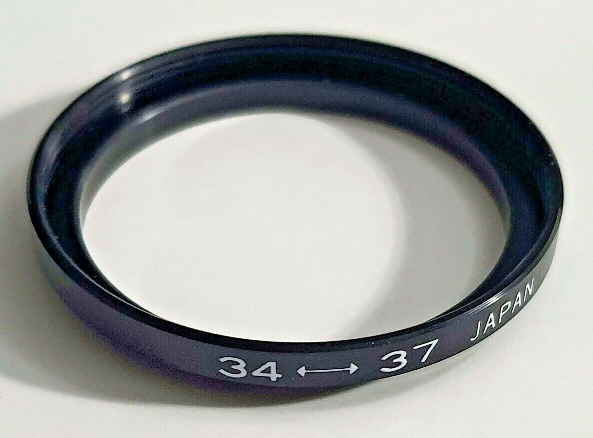 34-37mm Step-Up Stepping Adapter Lens Filter Metal Ring 34mm-37mm 34-37 Japan