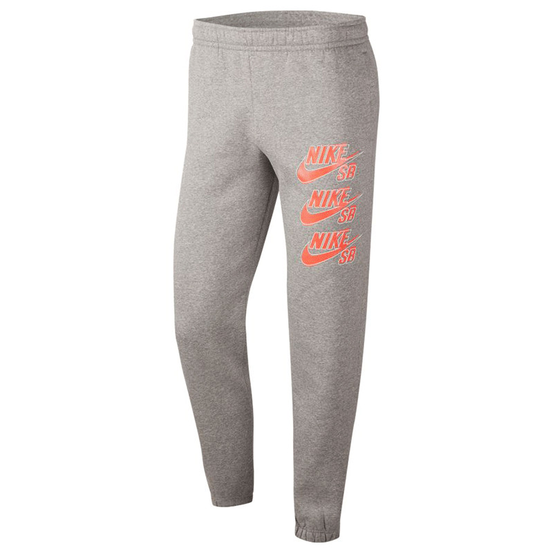 Nike SB Icon Skate Sweatpants Sportwear Grey Crimson Size 2XL Mens Ci5848 063