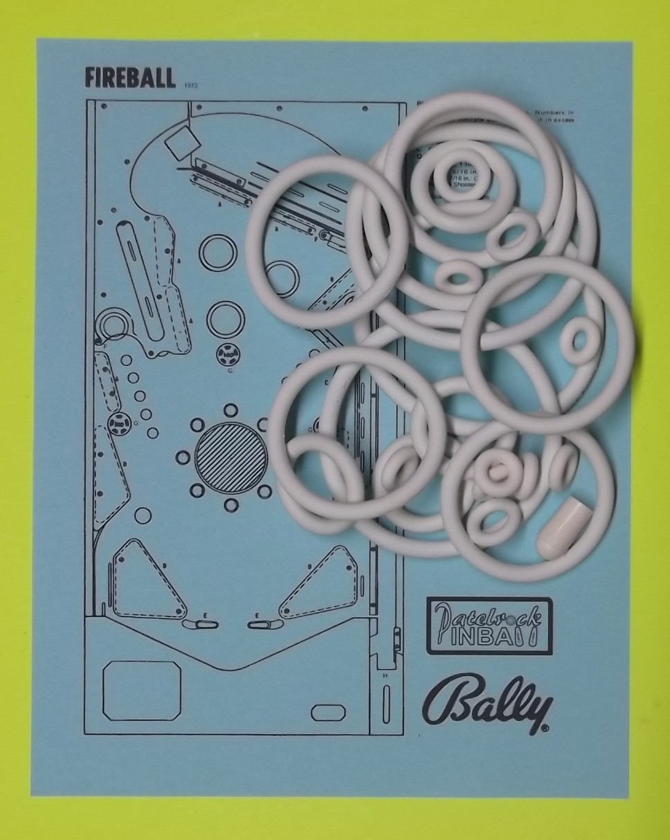 1972 Bally Fireball Pinball Machine Maintenance Super Kit