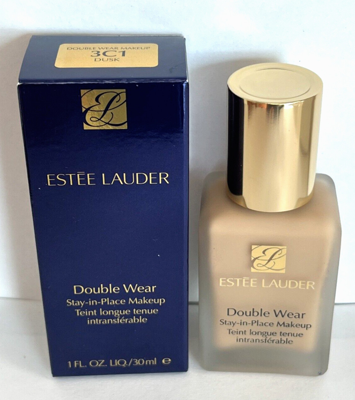 Estee Lauder Double Wear Stay in Place Makeup 3C1 Dusk 1 oz / 30 ml New In Box
