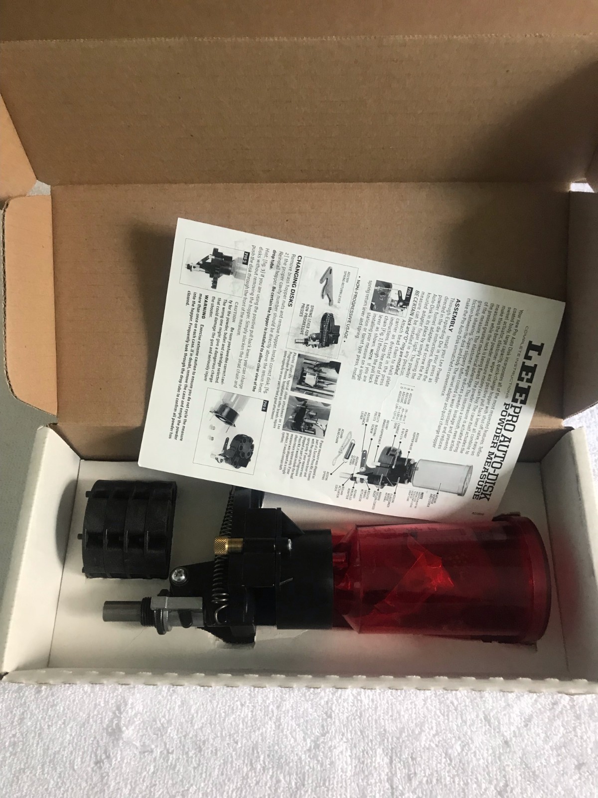 Lee Pro Auto Disk Powder Measure for Progressive Press 90429