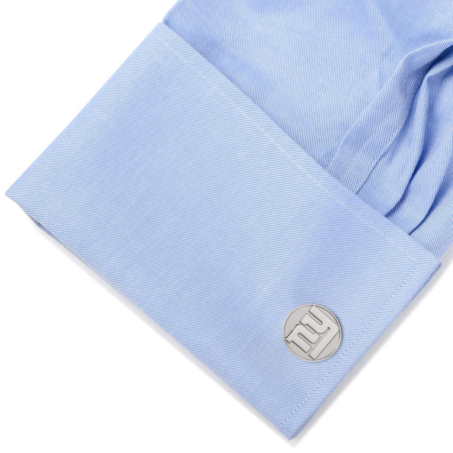 NFL New York Giants Silver Edition Cufflinks