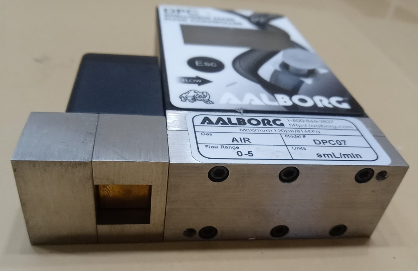 Aalborg AIR DPC07 DPC INTELLIGENT Mass Flow Controller Digital Meter 0-5