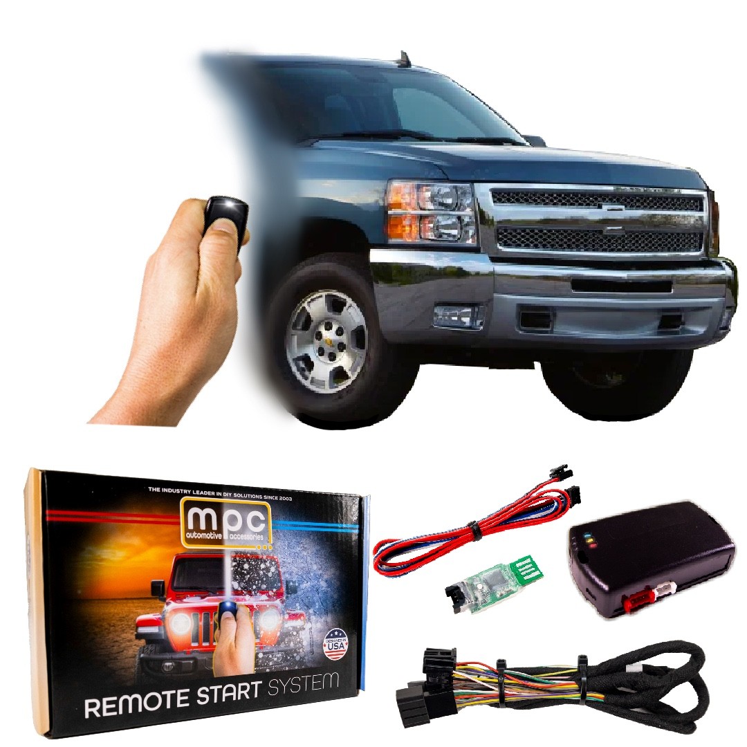 Plug-n-Play Remote Start For 2007-2013 Chevrolet Silverado 1500 Uses OEM REMOTES