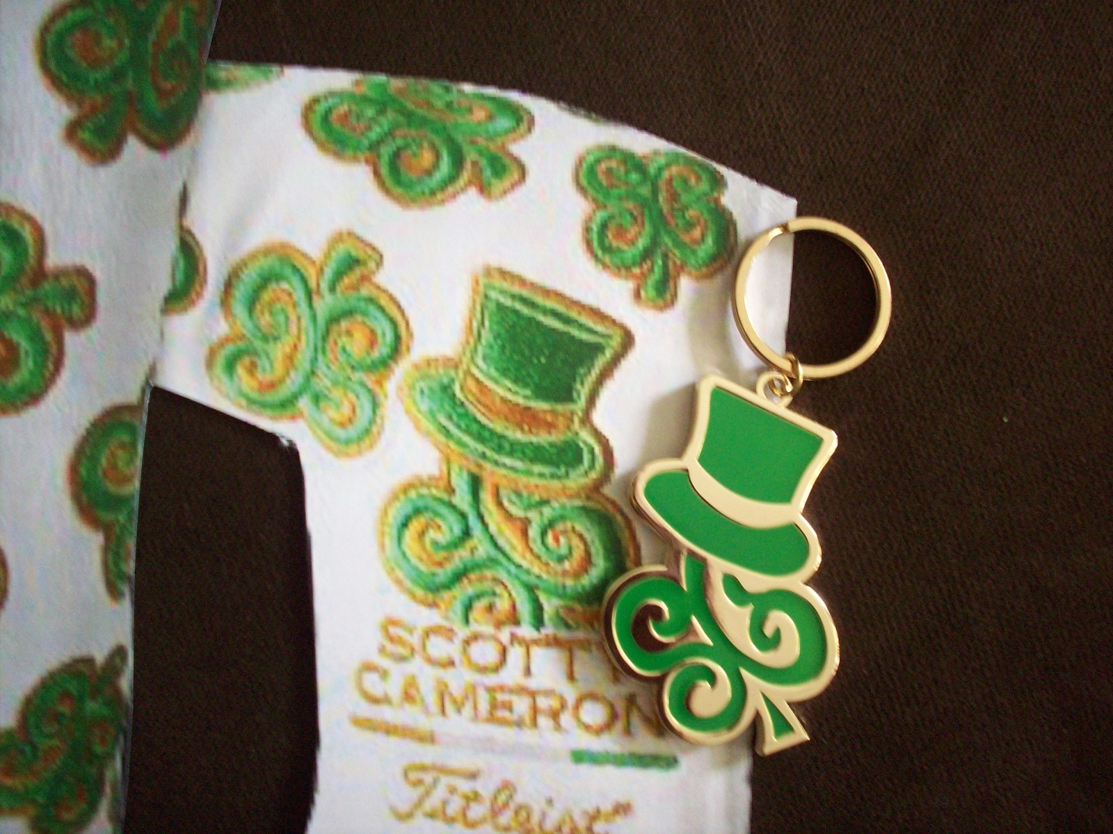 Key chain for scotty cameron head cover keychain