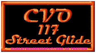 CVO 117 STREET GLIDE -   BIKER PATCH