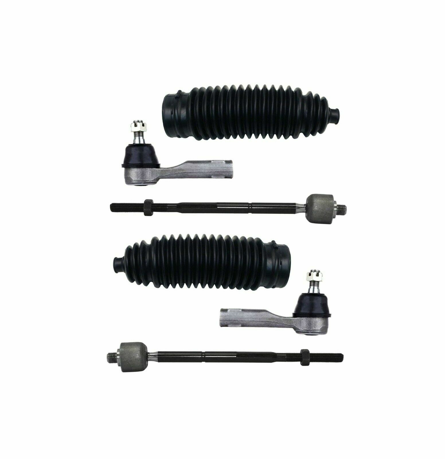 Tie Rod Ends Inner and Outer Bellow Boots Kit For Nissan Sentra 95-98 200sx