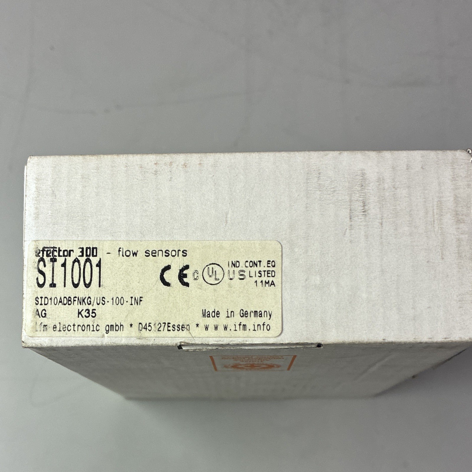 IFM Efector SI5010 SID10ADBFPKG/US Flow Sensor