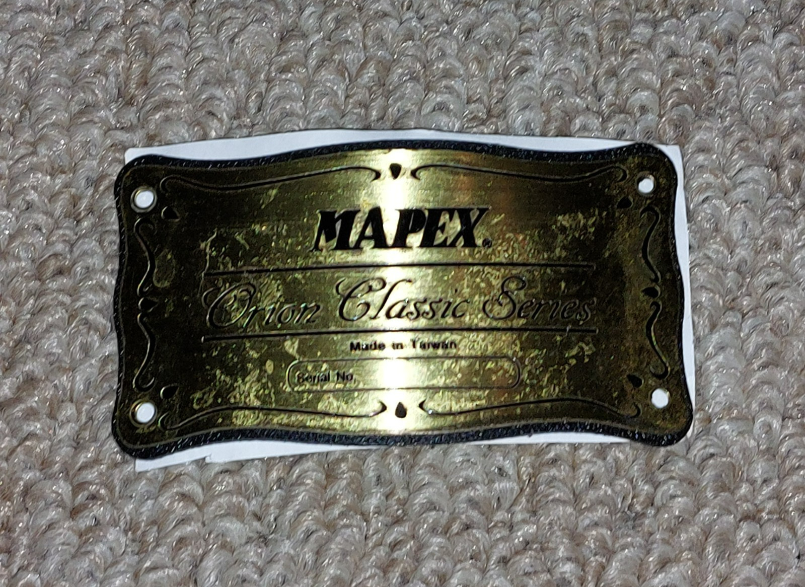 Mapex Orion Classic Series Drum Badge (534)