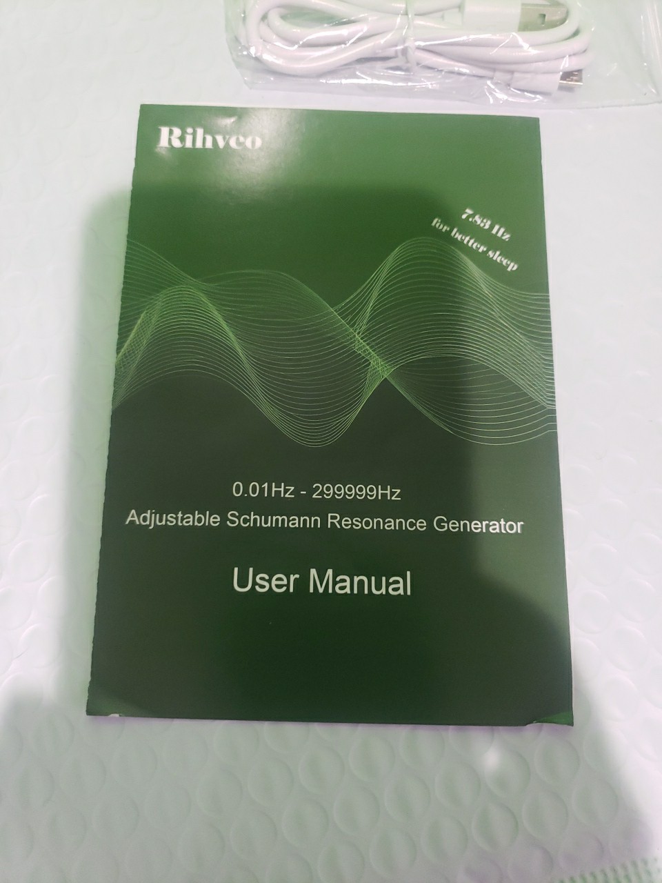 Schumann Resonance Generator Adjustable Frequency Solfeggio Wave Emitter Audio