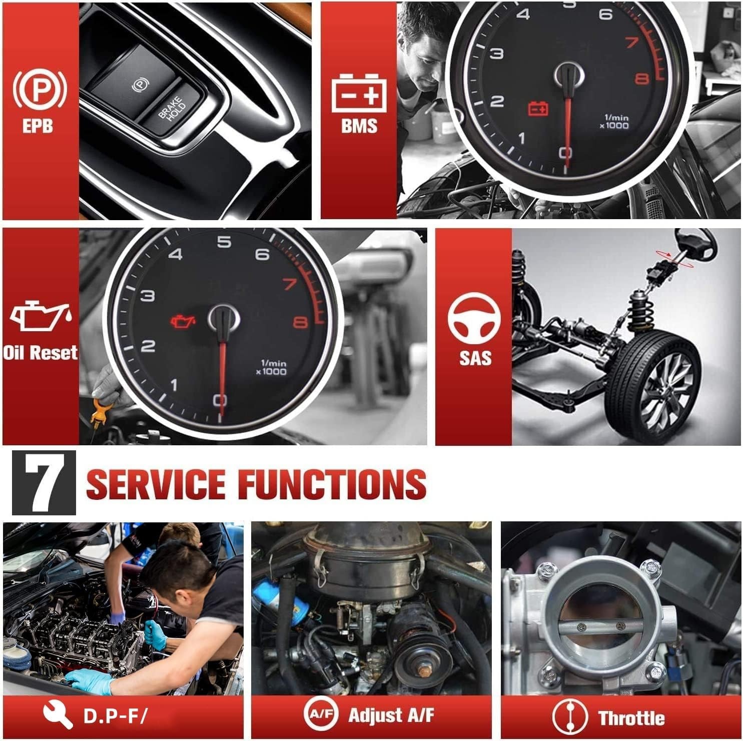 Autel MaxiDiag MD806 OBD2 Scanner ABS SRS Engine Transmission Diagnostic Scanner