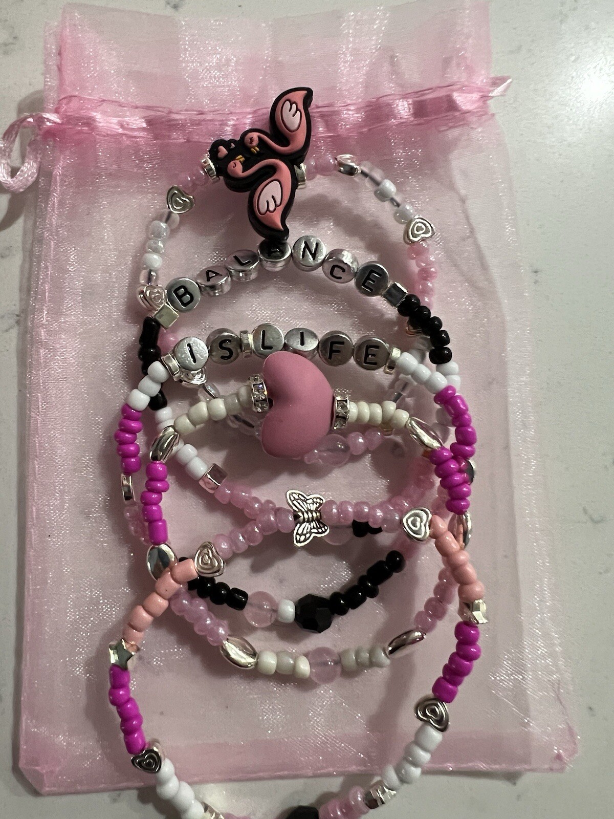 Flamingo Friendship Bracelets (5)