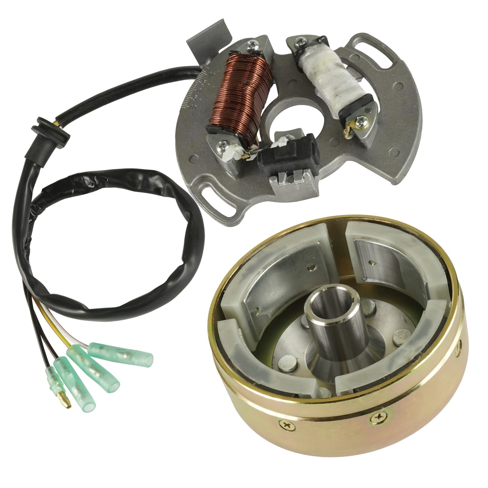 Flywheel Generator w/ Stator Magneto For Yamaha Blaster 200 YFS200 1990-2006