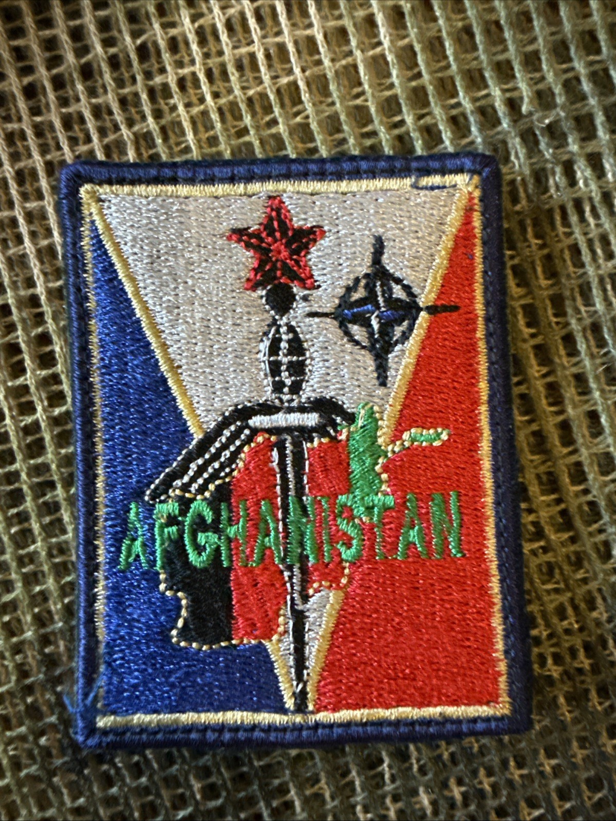 French Foreign Legion  Afghanistan Deployment Patch -color