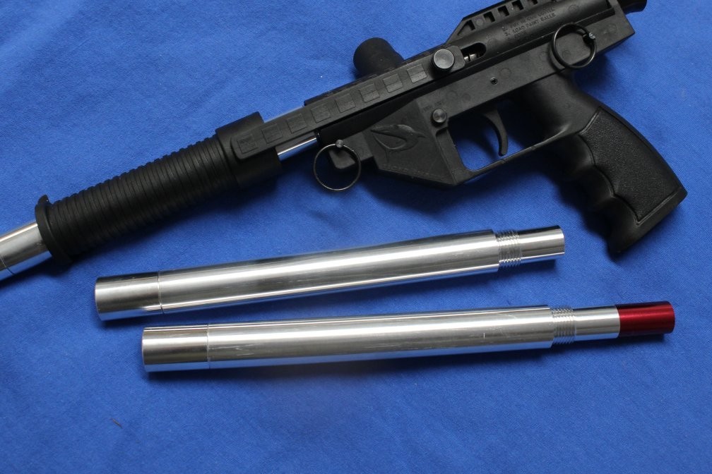 Doc's New Brass Eagle Tigershark Freak Barrel! Takes 8" XL Freak inserts!