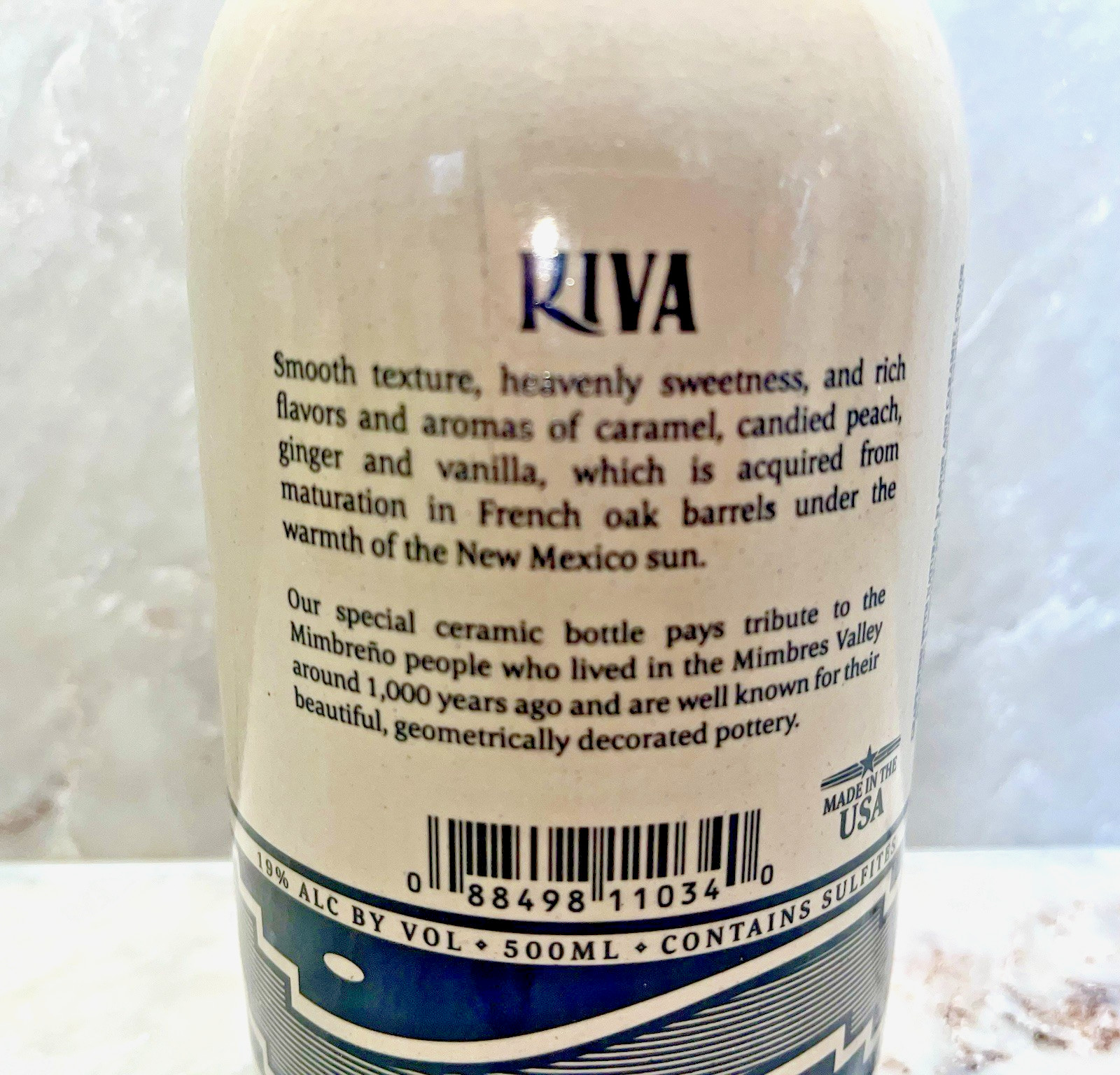 St. Clair Special Reserve KIVA Liqueur Empty Bottle with Bail Latch Pre-Owned