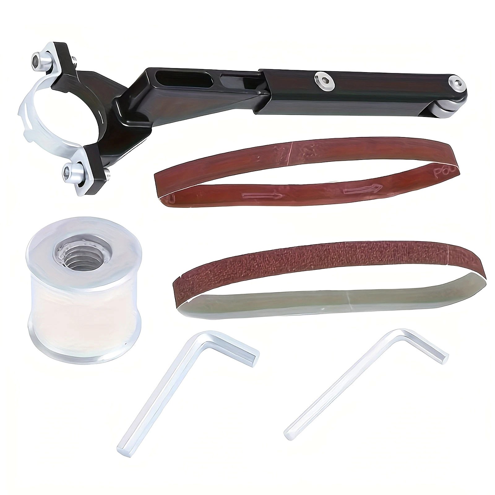 Belt Sander Conversion Unit System For Angle Grinder Metal Wood Sanding Removal