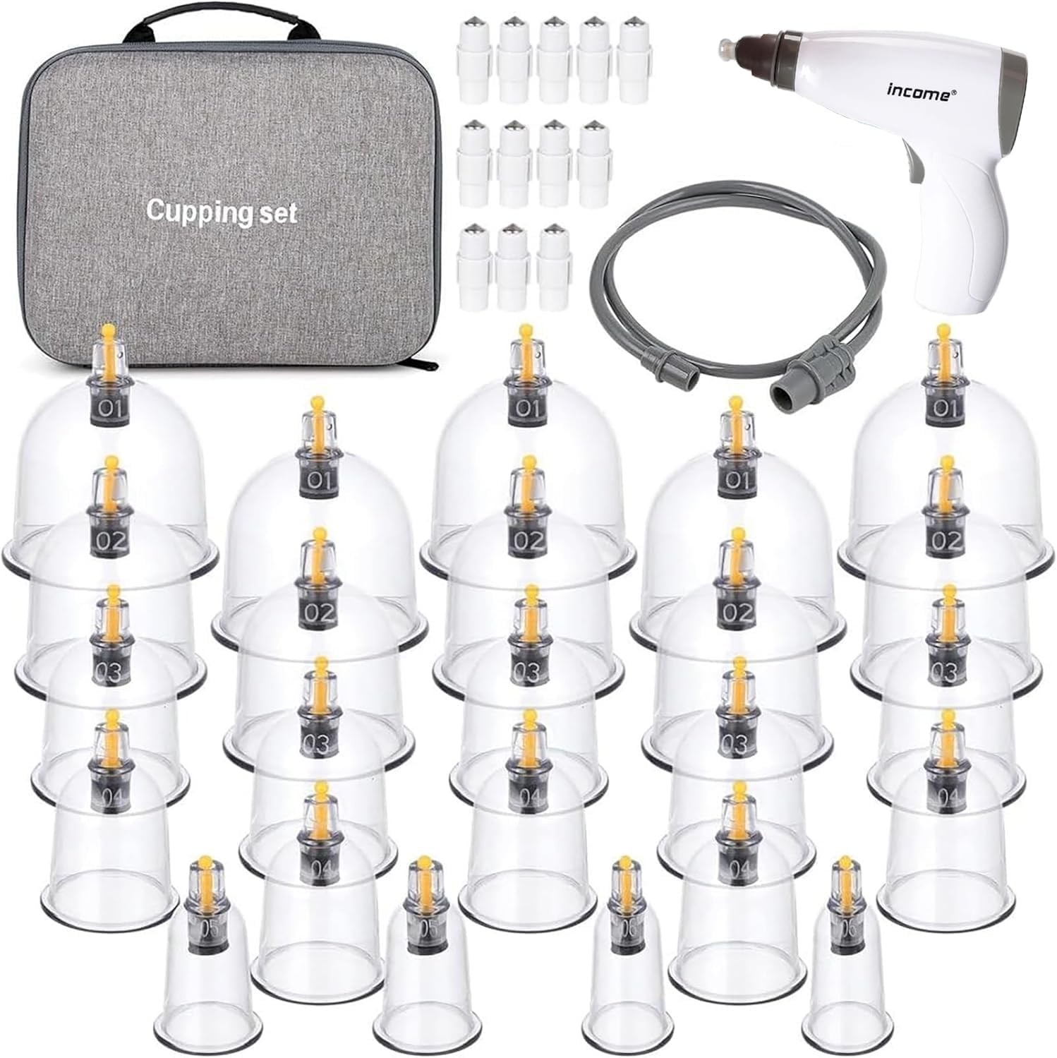 Electric Cupping Therapy Set, Portable Chinese Cupping Therapy Machine with Pump