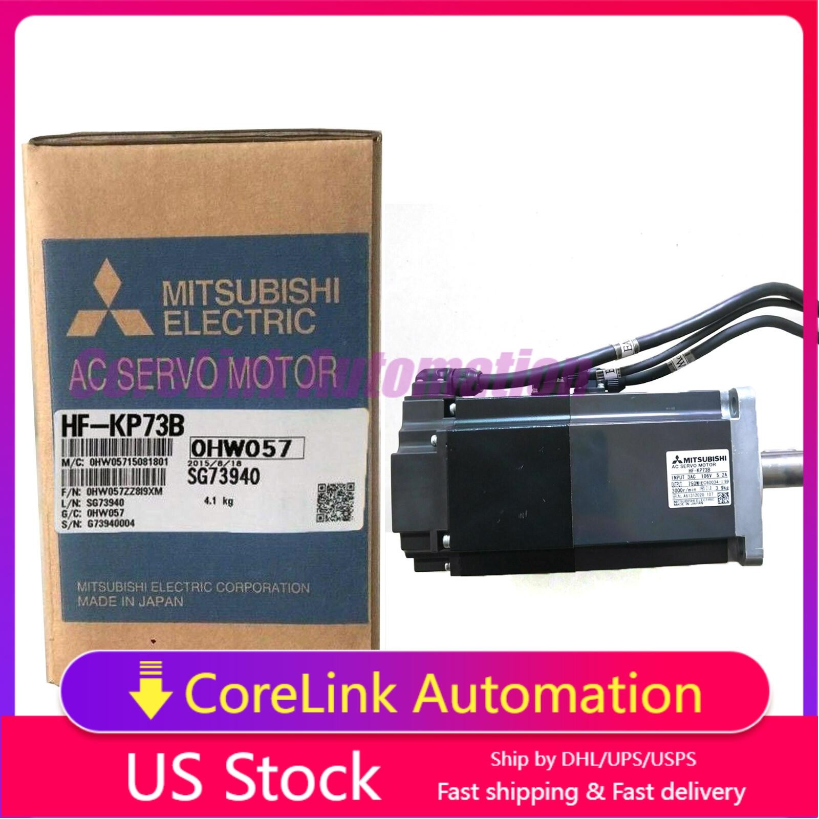New In Box MITSUBISHI HF-KP73B Servo Motor