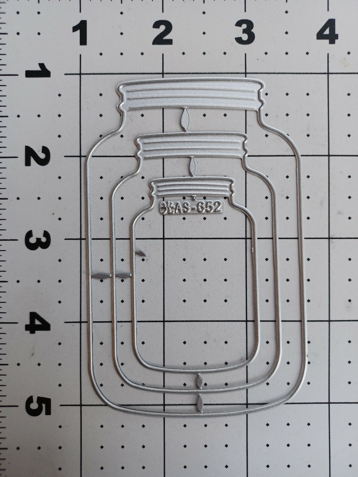 Universal Thin Metal Die cut tool mason canning candy jar wedding flower country